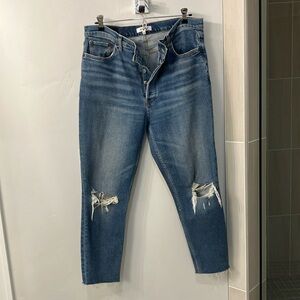 Re/Done ripped knee jeans size 31